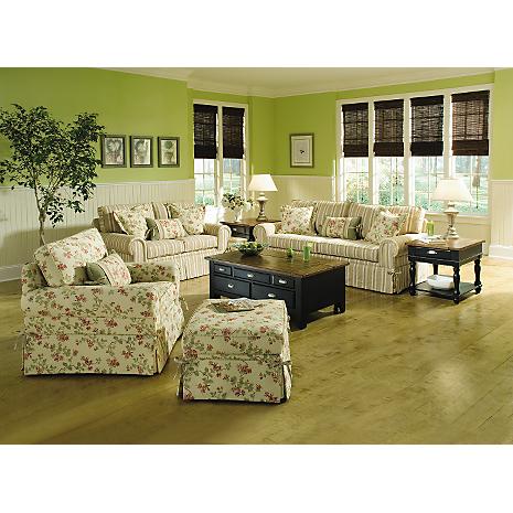 Hampton Persimmon 2-PC Sofa & Loveseat Package