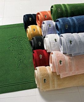 Lacoste Crocodi’l Bath Towels