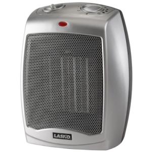 Lasko Ceramic Heather with Adjustable Thermostat Control and 3 Quiet Comfort Settings