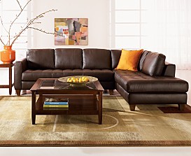 Milano Leather Living Room Furniture Collection