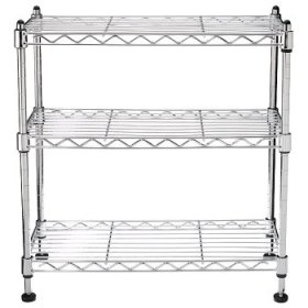 Mini Metal Shelving 3-Shelves