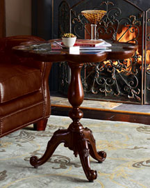 Mirrored Clover Side Table
