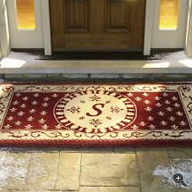 Monogrammed Coco Door Mat
