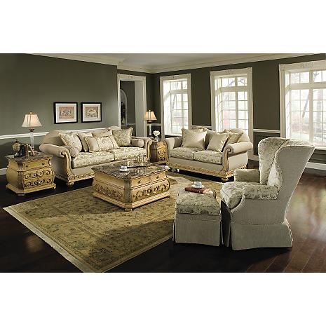 Nicholas Cream 2-PC Sofa & Loveseat