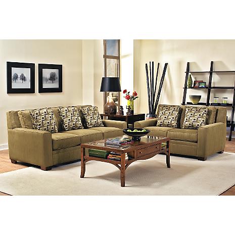 Stacy Caramel 2-PC Sofa & Loveseat Package
