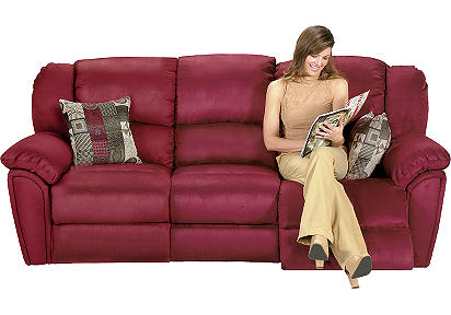Tamarino Burgundy Motion Sofa