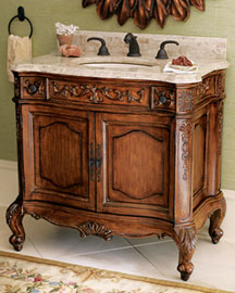 Vanity Chest, Sink & Accessories