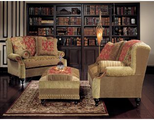Vintage Chic Ottoman