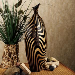 Zebra Stripe Table Vase