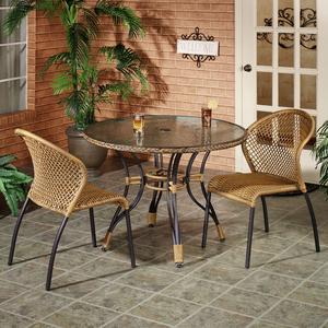 3 piece Lakeview Patio Dining Table & Chairs