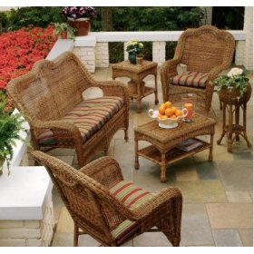 4 Piece Resin Wicker Set