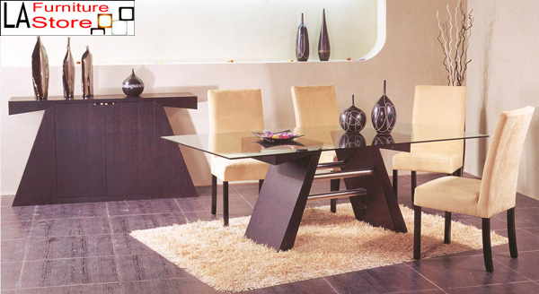 5th 58 street Expresso color Diningroom Set