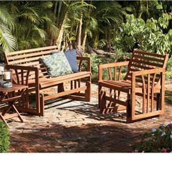 Acacia Outdoor Gliders