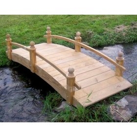Amelia Single Rail Garden Bridge