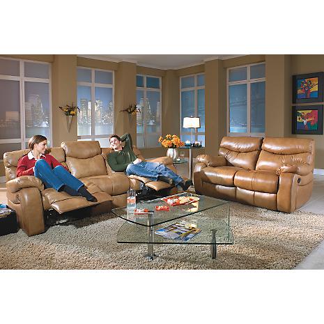 Aspen Bone Dual-Reclining Loveseat
