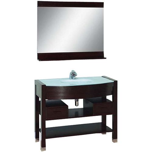 Bathroom Vanity and Mirror