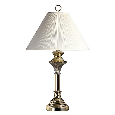 Brass & Crystal Lamp