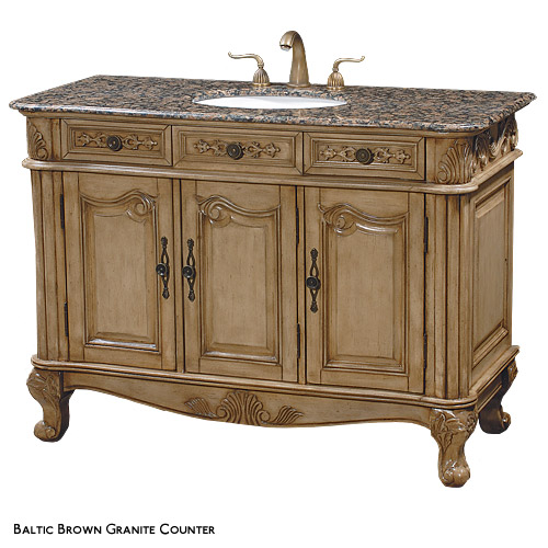 Cambridge 48″ Wood Single Bathroom Vanity