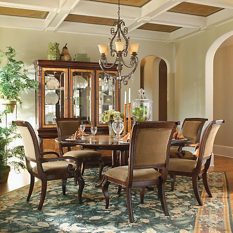 Chateau Elegance 5-PC Round Table with 4 Side Chairs Dinette