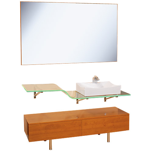Cirrus 59″ Modern Bathroom Vanity Set