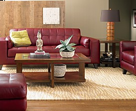 Leather Living Room Furniture Collection