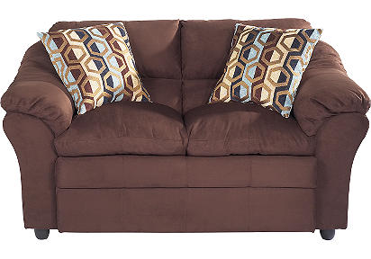 Durham Chocolate Loveseat