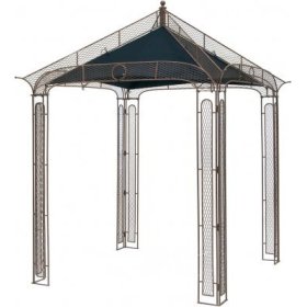 FILIGREE GAZEBOE GALVANIZED