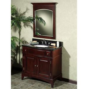Laken Vanity Sink, Mirror, & Stool Set