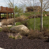 Majestic Rubber Mulch Nugget - 30 lb. bag - Brown