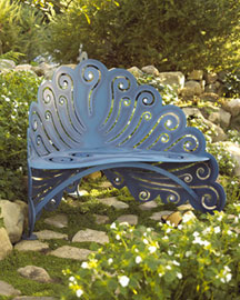 Peacock Bench
