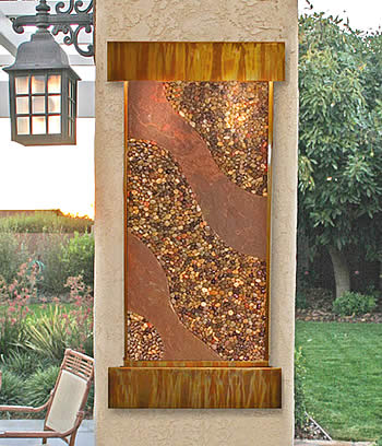 Pebble Wall Water Fountain