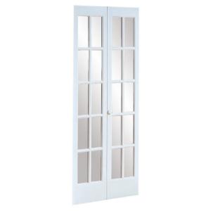 Pinecroft 725 Series 30 In. By 80-1/2 In. Unfinished Classic French Glass Bifold