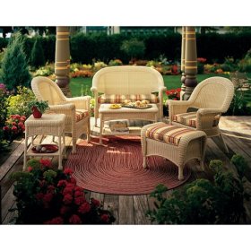 Loren 4-pc. Resin Wicker Patio Set