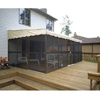PatioMate® Screen Enclosure- 11′6″ x 19′3″- Almond