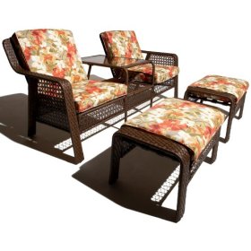 Seater Arm Chair and Ottoman Set