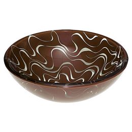 Swirl Glass Vessel Sink