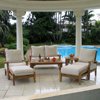 Teak Sofa Set - 7 pc.