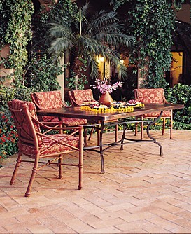 Trebbiano Outdoor Cast Aluminum Dining Furniture Collection