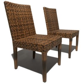 Weather Wicker Side Chair