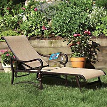 Westhaven Chaise Lounge, Dark Brown
