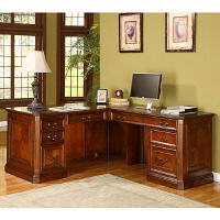 Whalen Furniture Brookhaven Computer Return Desk