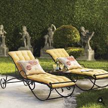 Wrought-iron Garden Chaise