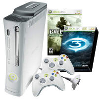 Xbox 360 Console Bundle w/ 2 FPS Games