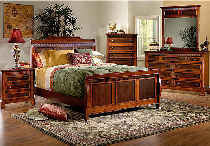 Harrington Sleigh 5 Pc Queen Bedroom