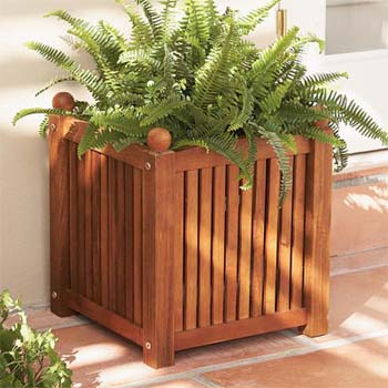 Acacia Wood Planter Box