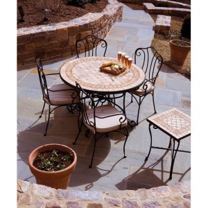Alfresco Home Manchego 48 Inch Dining Set