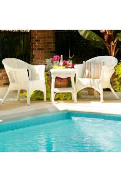 All-Weather Wicker-Look Capri Bistro Set