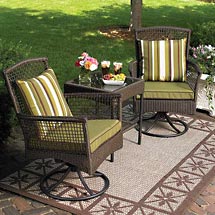 Better Homes and Gardens Bali Island Swivel Rockers and Table