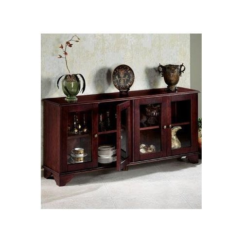 Burnham Lowboy With Glass Doors