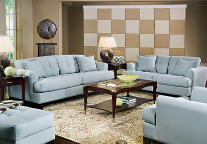 Cindy Crawford Home  Avenue Hydra 7 Pc Livingroom